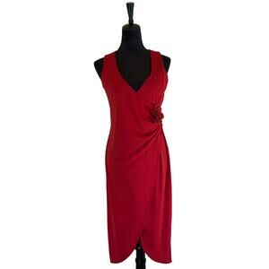 Vintage Fredericks of Hollywood Wrap Dress Flower Dress Sz M